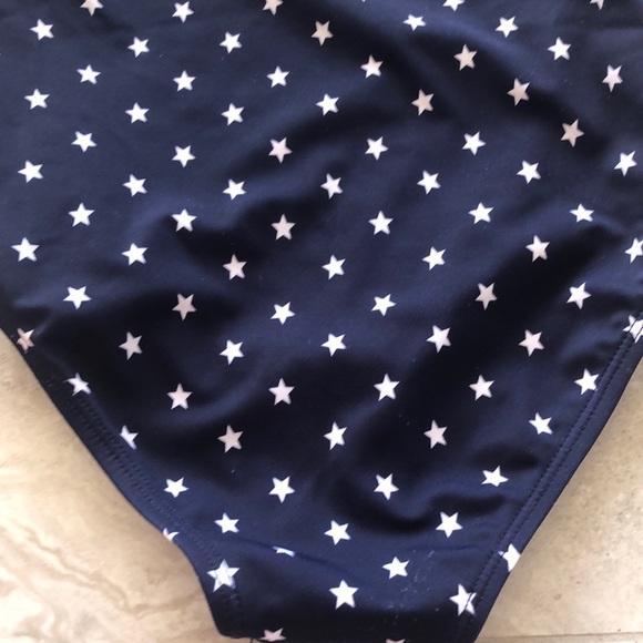 Janie and Jack Navy Star One Piece Swimsuit - Picture 5 of 6